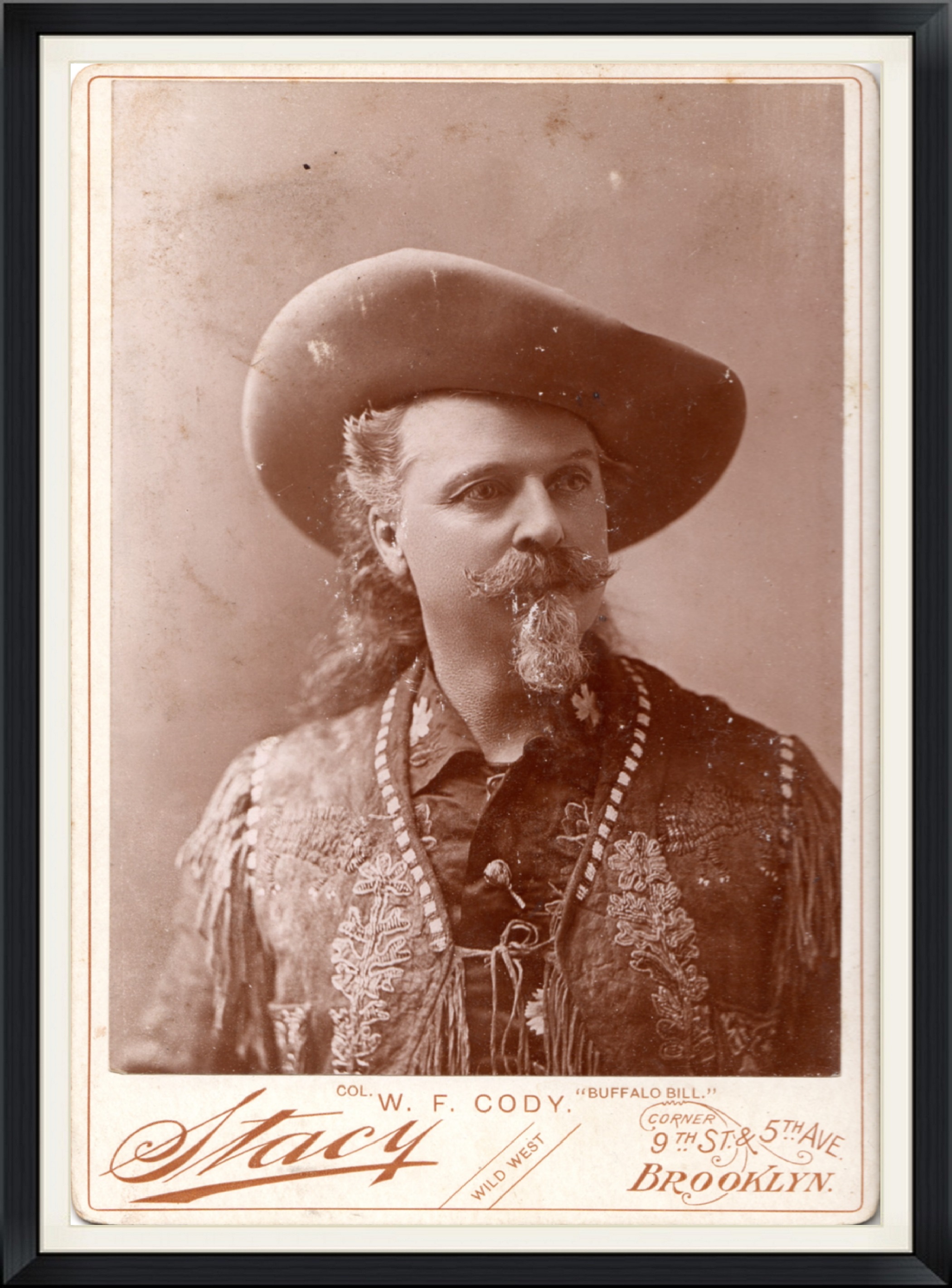 貴重 バッファロー・ビル・コディ 写真 Historical Type I Photo 19th 貴重 バッファロー・ビル・コディ 写真 Historical Type I Photo 19th